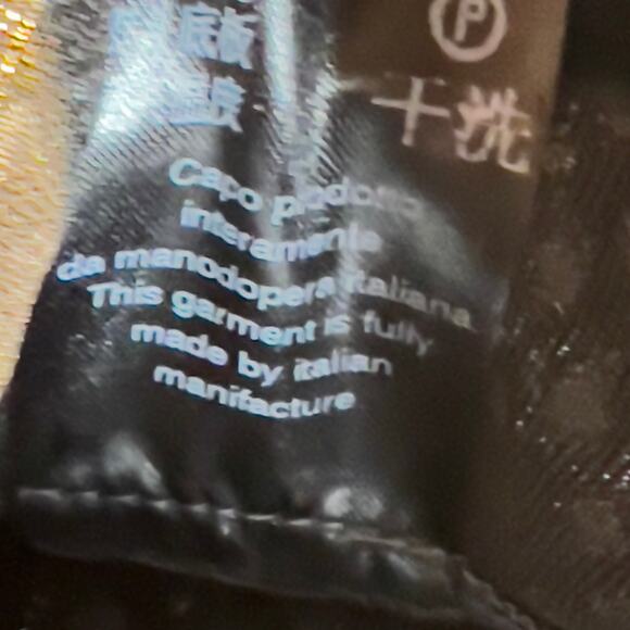 D Exterior Box Pleated Mini Skirt Woman EU 42 W30 Made Italy Side Zip Grey Black - Picture 7 of 13